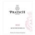 Pratsch Organic Rose 2024 Front Label