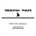 Thurston Wolfe Zypher Ridge Petit Sirah 2014 Front Label
