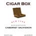 Cigar Box Old Vine Cabernet Sauvignon 2018 Front Label