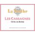 Chateau La Nerthe Cotes-du-Rhone Les Cassagnes Rose 2020 Front Label