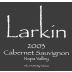 Larkin Wines Cabernet Sauvignon 2003 Front Label