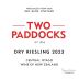 Two Paddocks Dry Riesling 2023 Front Label