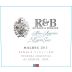 Mendoza Vineyards R&B Richard & Bernard Malbec 2013 Front Label