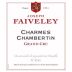 Faiveley Charmes-Chambertin Grand Cru 2018 Front Label