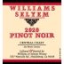 Williams Selyem Central Coast Pinot Noir 2020 Front Label
