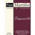 San Martino Winery & Vineyards Tempranillo 2007 Front Label