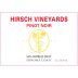 Hirsch San Andreas Fault Pinot Noir 2021 Front Label