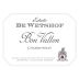 De Wetshof Bon Vallon Chardonnay 2018 Front Label