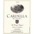 Cardella Winery La Cienega Vineyard Pinot Grigio 2012 Front Label