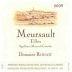Domaine Roulot Meursault Les Tillets 2009 Front Label