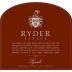 Ryder Estate Syrah 2016 Front Label