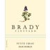 Brady Vineyard Petite Sirah 2016 Front Label