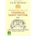 Domaine de la Chapelle Saint Victor Coteaux d'Aix en Provence Rose 2016 Front Label