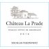Chateau La Prade 2016 Front Label