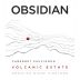Obsidian Volcanic Estate Cabernet Sauvignon 2022 Front Label