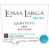 Loma Larga Vineyards Quinteto 2015 Front Label