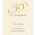 30 Degrees Cabernet Sauvignon 2010 Front Label