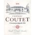 Chateau Coutet St. Emilion 2016 Front Label