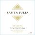 Santa Julia Reserva Tempranillo 2005 Front Label