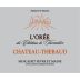 Chereau Carre L'Oree du Chateau la Turmeliere Chateau Thebaud 2016 Front Label