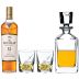 The Macallan 12 Year Scotch & Riedel Gift Set Front Bottle Shot