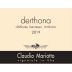 Claudio Mariotto Derthona Timorasso 2019 Front Label