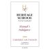 Heritage School Vineyards Hannah's Indulgence Cabernet Sauvignon 2014 Front Label