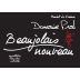 Domaine Pral Beaujolais Nouveau 2016 Front Label