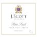 J. Scott Petite Syrah 2013 Front Label