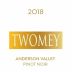 Twomey Anderson Valley Pinot Noir 2018 Front Label