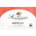 La Rocca Vineyards Estate Organic Merlot 2007 Front Label