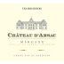 Chateau d'Arsac 2020 Front Label
