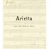 Arietta On The White Keys White Blend 2022 Front Label