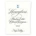Hourglass Blueline Cabernet Sauvignon 2018 Front Label