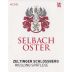 Selbach Oster Zeltinger Schlossberg Riesling Spatlese 2022 Front Label