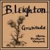 B. Leighton Gratitude 2016 Front Label