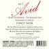 Avid Vineyard Pinot Noir 2017 Front Bottle Shot