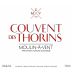 Chateau du Moulin-a-Vent Couvent des Thorins 2018 Front Label