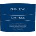 Cantele Primitivo 2016 Front Label