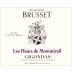 Domaine Brusset Gigondas Les Hauts de Montmirail 2022 Front Label
