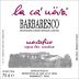 La Ca' Nova Montefico Barbaresco Vigna Bric Mentina 2019 Front Label