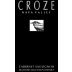 Croze Cabernet Sauvignon 2015 Front Label