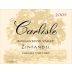 Carlisle Carlisle Vineyard Zinfandel 2009 Front Label