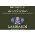 Azienda Canalicchio di Sotto di Lambardi Brunello di Montalcino 2012 Front Label