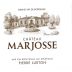 Chateau Marjosse Blanc 2018 Front Label