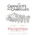 La Grangette des Garrigues Vacqueyras 2020 Front Label