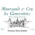 Domaine Remi Jobard Meursault Genevrieres Premier Cru 2017 Front Label