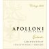 Apolloni Vineyards Estate Chardonnay 2021 Front Label
