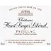 Chateau Haut-Bages Liberal 2000 Front Label