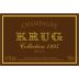 Krug Brut with Wooden Gift Box 1995 Front Label